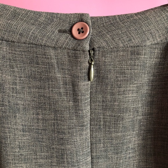 Vintage Olive Green Midi Skirt - Picture 9 of 10